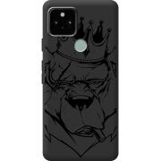 Черный чехол BoxFace Google Pixel 5 Bear King