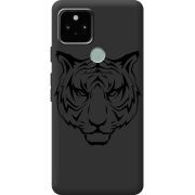 Черный чехол BoxFace Google Pixel 5 Tiger