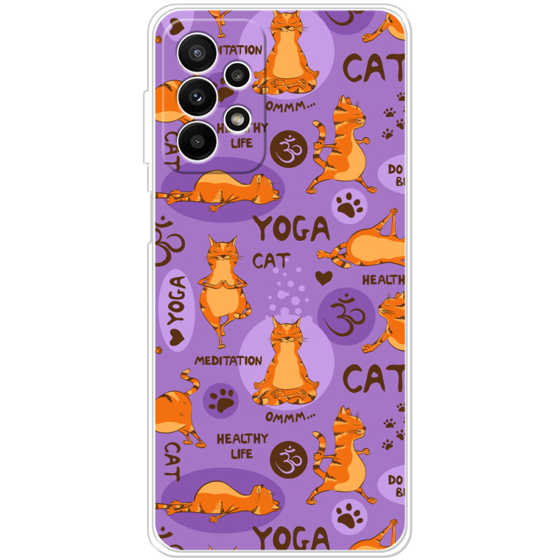 Чехол BoxFace Samsung Galaxy A23 (A235) Yoga Cat