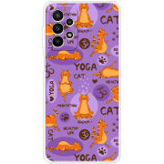 Чехол BoxFace Samsung Galaxy A23 (A235) Yoga Cat