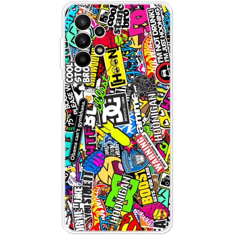 Чехол BoxFace Samsung Galaxy A23 (A235) Multicolored Inscriptions