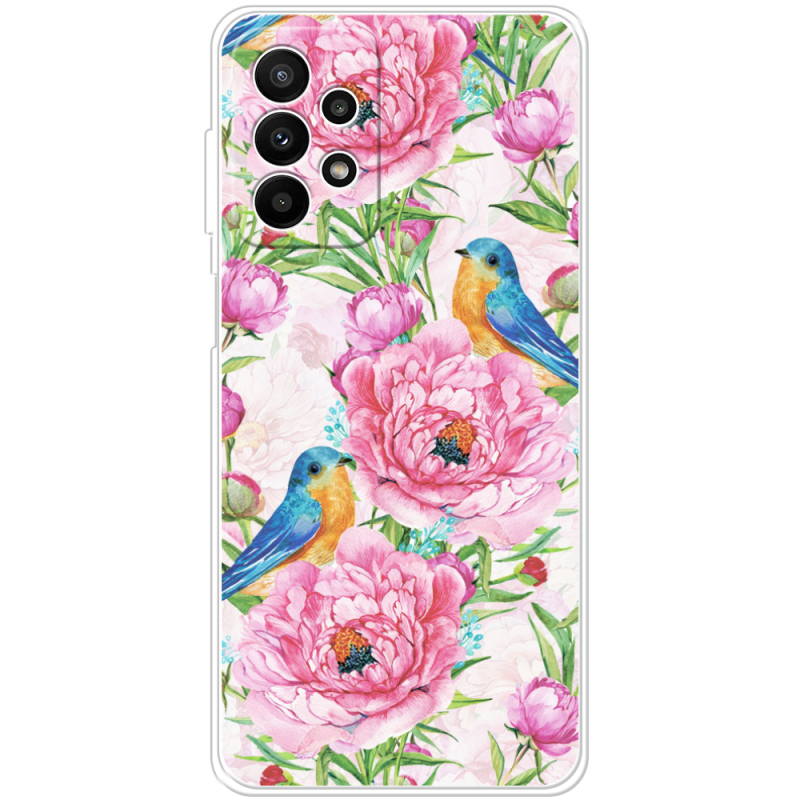 Чехол BoxFace Samsung Galaxy A23 (A235) Birds and Flowers