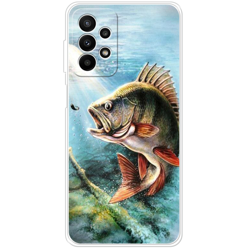 Чехол BoxFace Samsung Galaxy A23 (A235) Полосатый Бандит