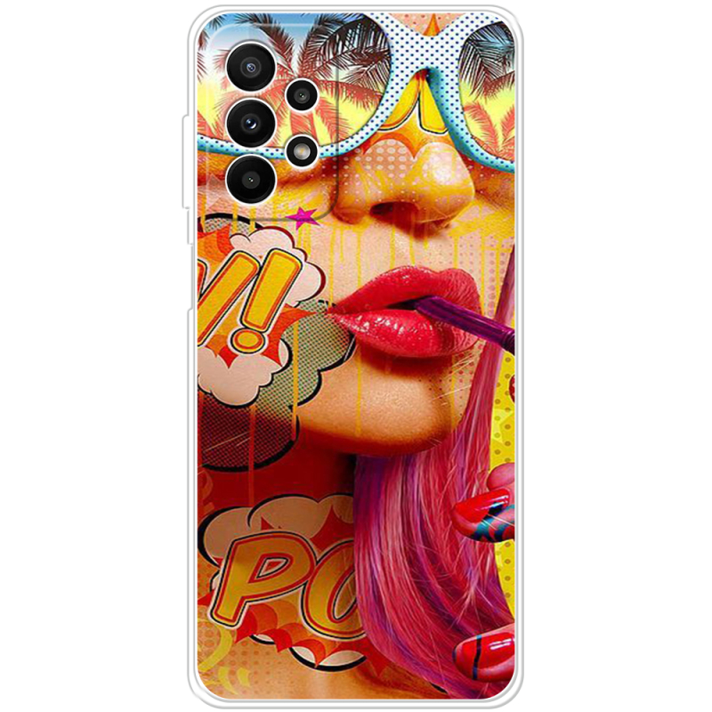 Чехол BoxFace Samsung Galaxy A23 (A235) Yellow Girl Pop Art