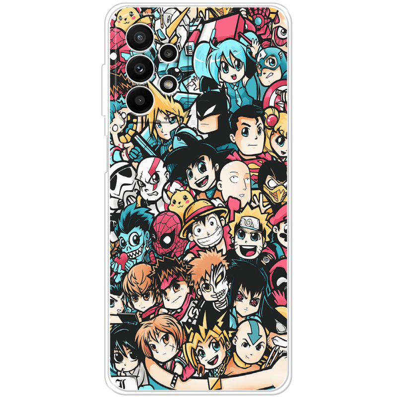 Чехол BoxFace Samsung Galaxy A23 (A235) Anime Stickers