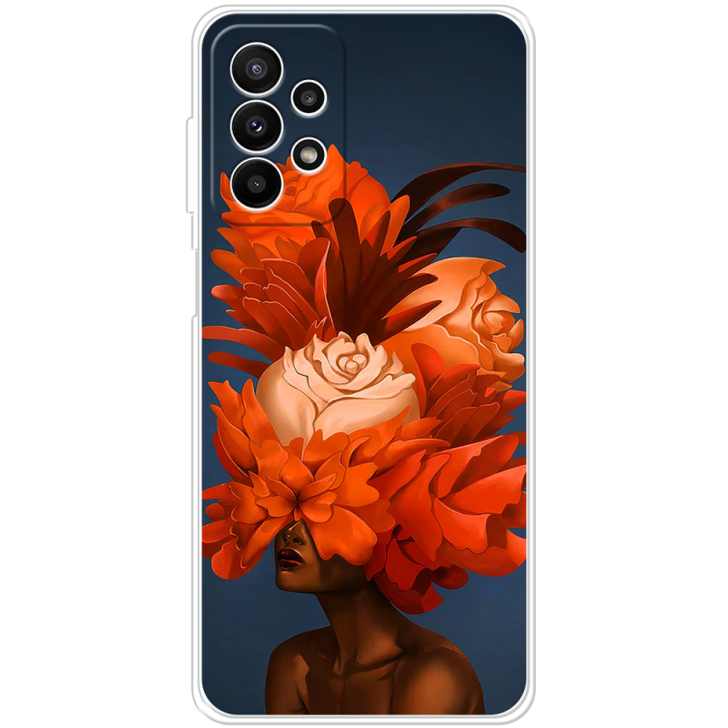 Чехол BoxFace Samsung Galaxy A23 (A235) Exquisite Orange Flowers