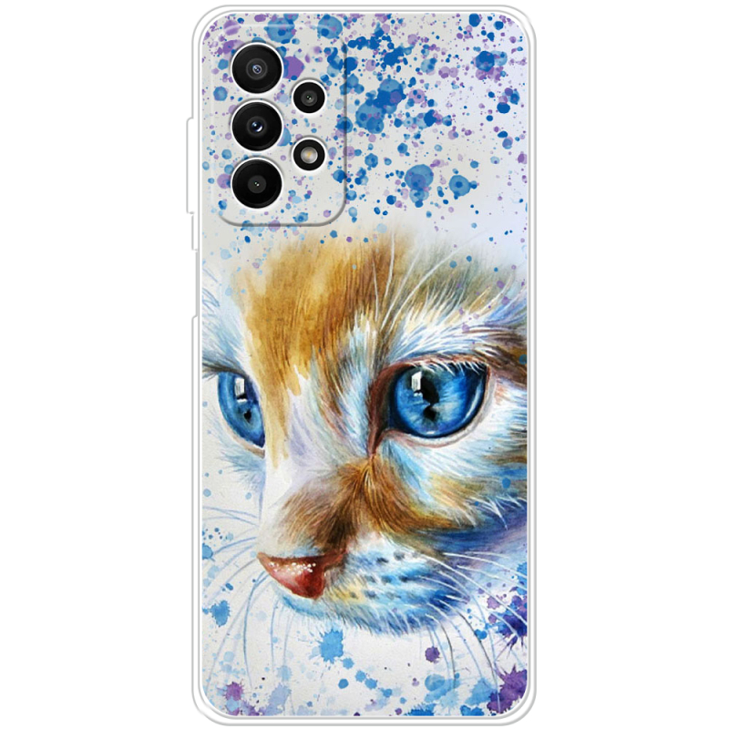 Чехол BoxFace Samsung Galaxy A23 (A235) Голубоглазый Кот