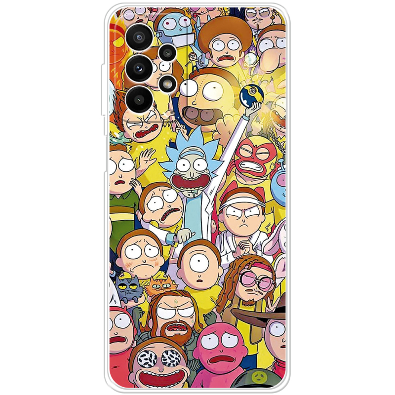 Чехол BoxFace Samsung Galaxy A23 (A235) Rick and Morty
