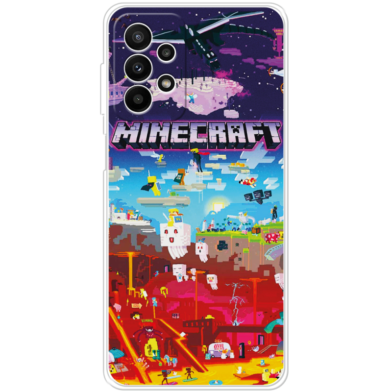 Чехол BoxFace Samsung Galaxy A23 (A235) Minecraft World Beyond