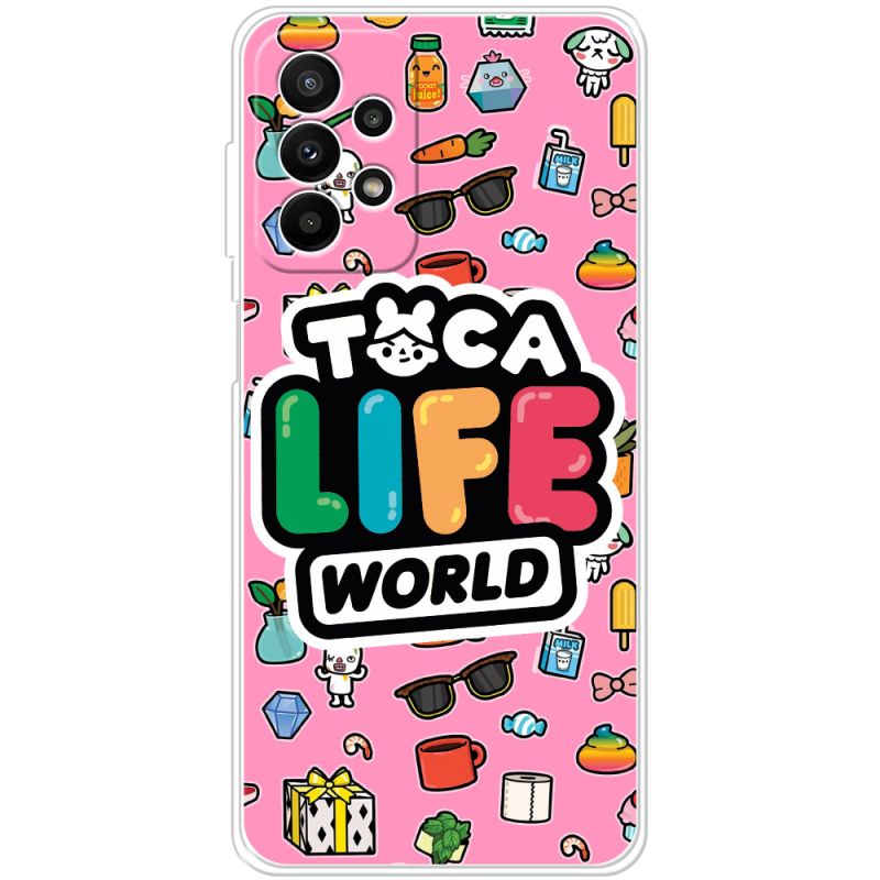 Чехол BoxFace Samsung Galaxy A23 (A235) Toca Boca Life World