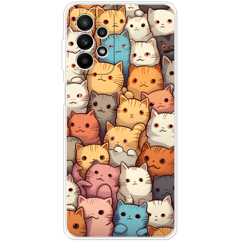 Чехол BoxFace Samsung Galaxy A23 (A235) Котики муркотики