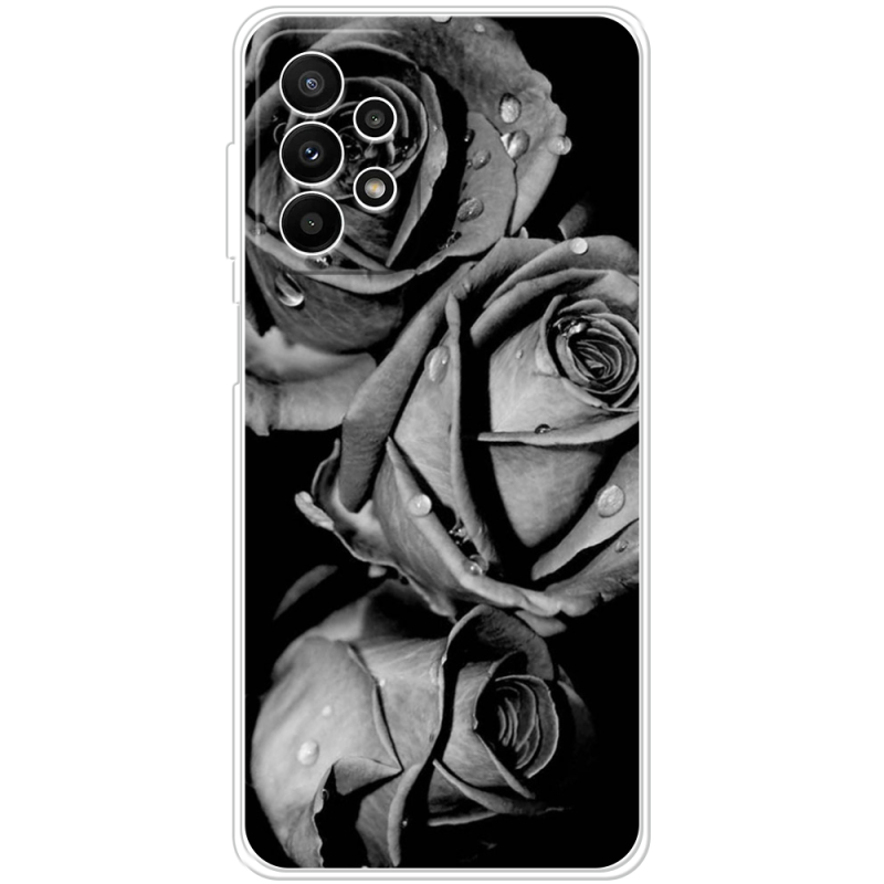 Чехол BoxFace Samsung Galaxy A23 (A235) Black and White Roses