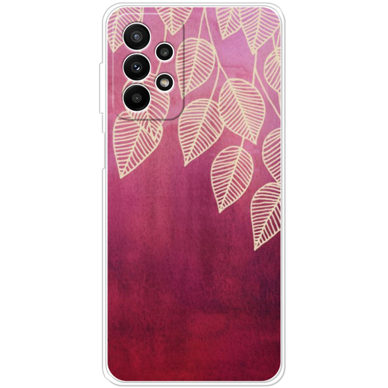 Чехол BoxFace Samsung Galaxy A23 (A235) Gold Leaves