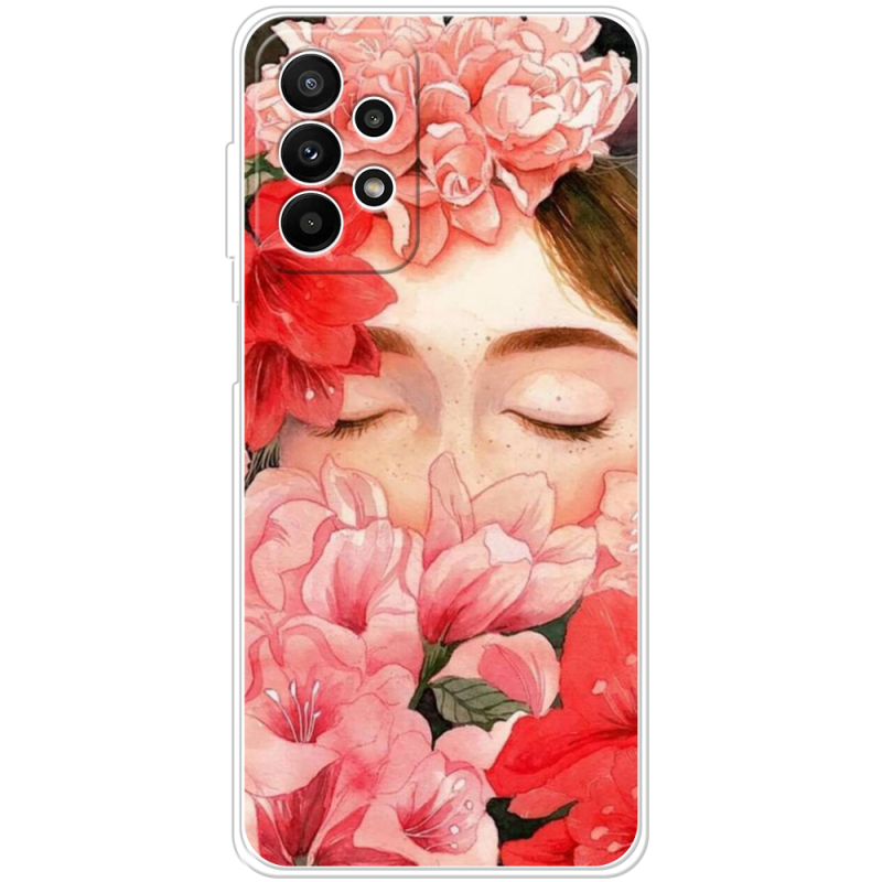 Чехол BoxFace Samsung Galaxy A23 (A235) Girl in Flowers