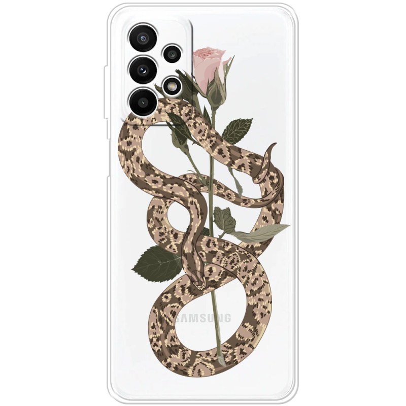 Прозрачный чехол BoxFace Samsung Galaxy A23 (A235) Glamor Snake