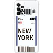 Прозрачный чехол BoxFace Samsung Galaxy A23 (A235) Ticket New York