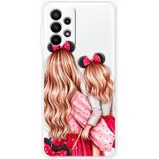 Прозрачный чехол BoxFace Samsung Galaxy A23 (A235) Mouse Girls