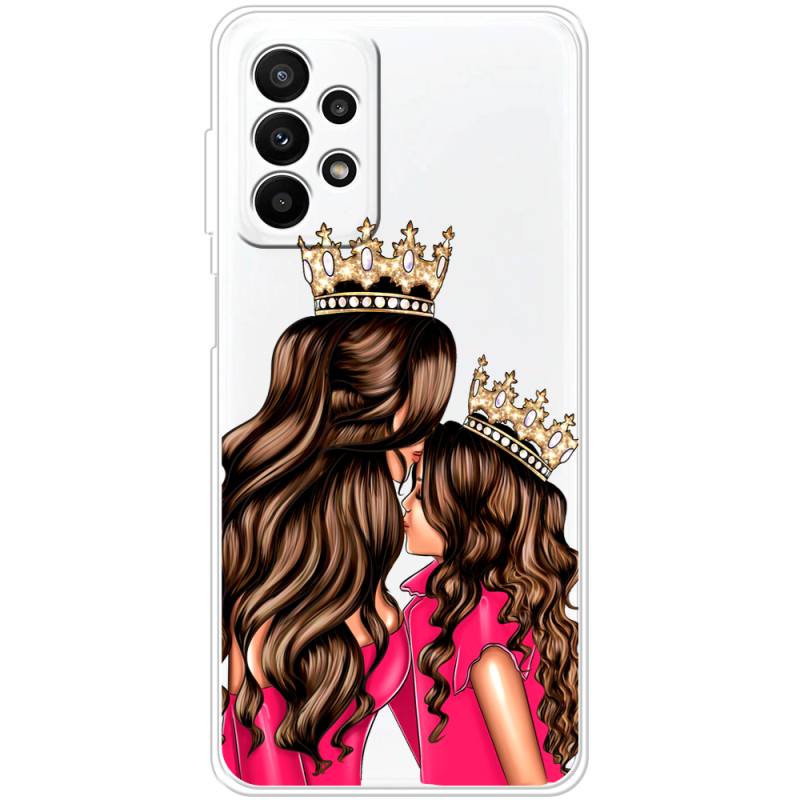 Прозрачный чехол BoxFace Samsung Galaxy A23 (A235) Queen and Princess