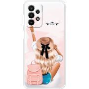 Прозрачный чехол BoxFace Samsung Galaxy A23 (A235) Travel Girl