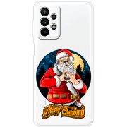Прозрачный чехол BoxFace Samsung Galaxy A23 (A235) Cool Santa