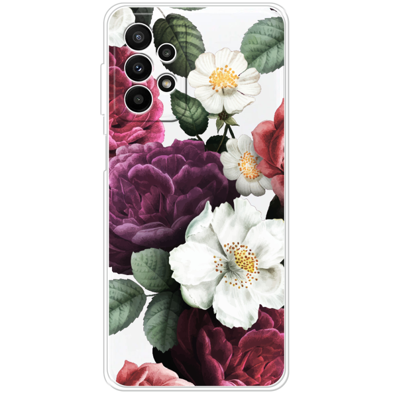 Прозрачный чехол BoxFace Samsung Galaxy A23 (A235) Floral Dark Dreams