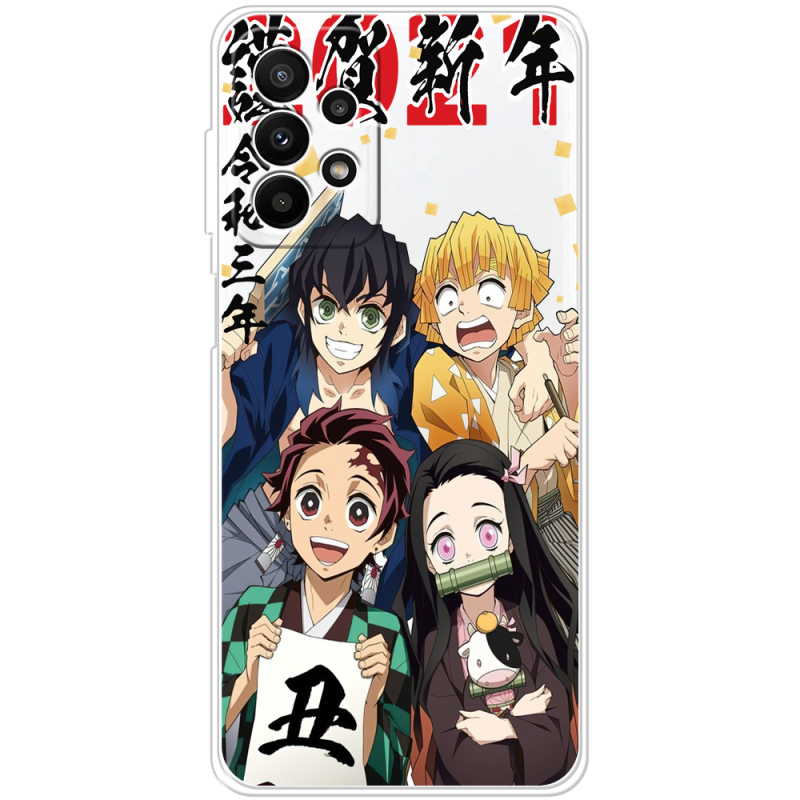 Прозрачный чехол BoxFace Samsung Galaxy A23 (A235) Незуко та друзі