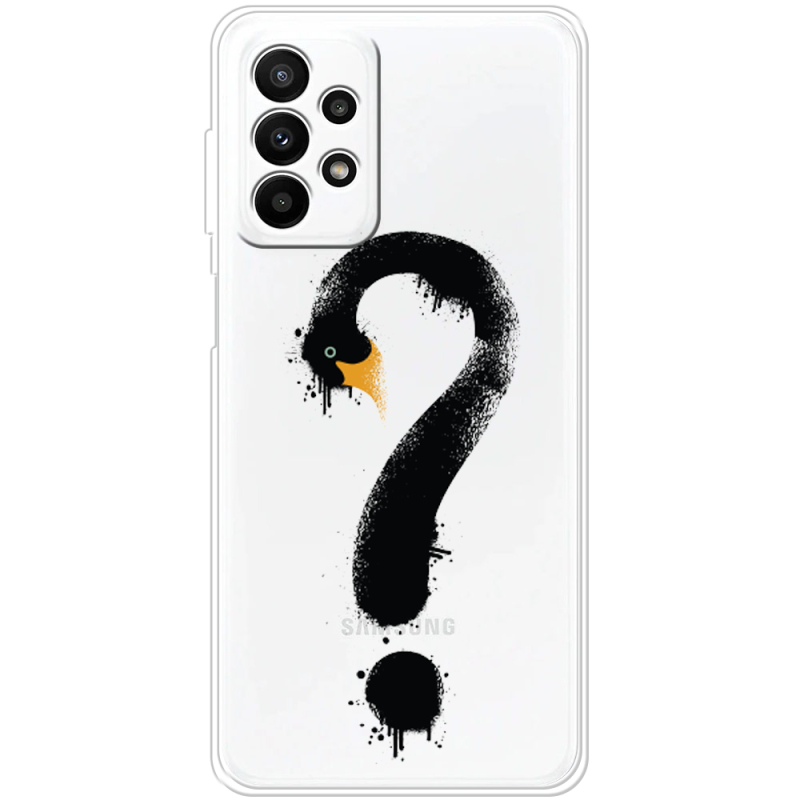 Прозрачный чехол BoxFace Samsung Galaxy A23 (A235) Swan question