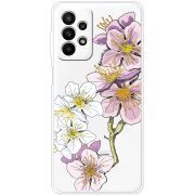 Прозрачный чехол BoxFace Samsung Galaxy A23 (A235) Cherry Blossom