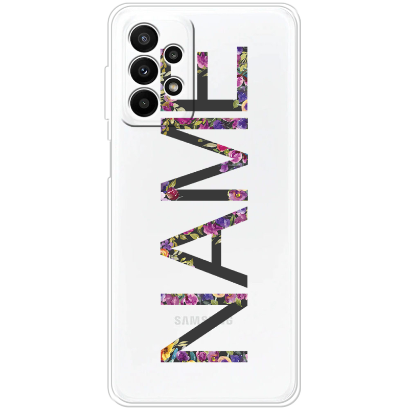 Прозрачный чехол BoxFace Samsung Galaxy A23 (A235) Именной