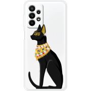 Чехол со стразами Samsung Galaxy A23 (A235) Egipet Cat