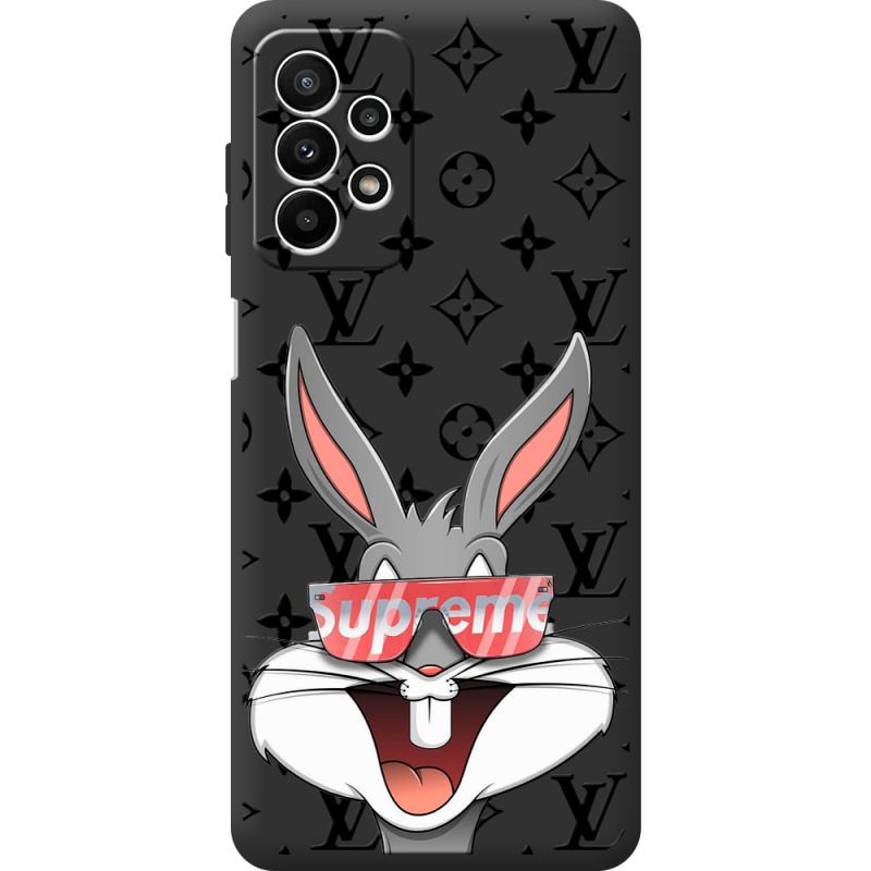 Черный чехол BoxFace Samsung Galaxy A23 (A235) looney bunny