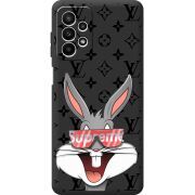 Черный чехол BoxFace Samsung Galaxy A23 (A235) looney bunny