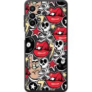 Черный чехол BoxFace Samsung Galaxy A23 (A235) Rock Graffiti