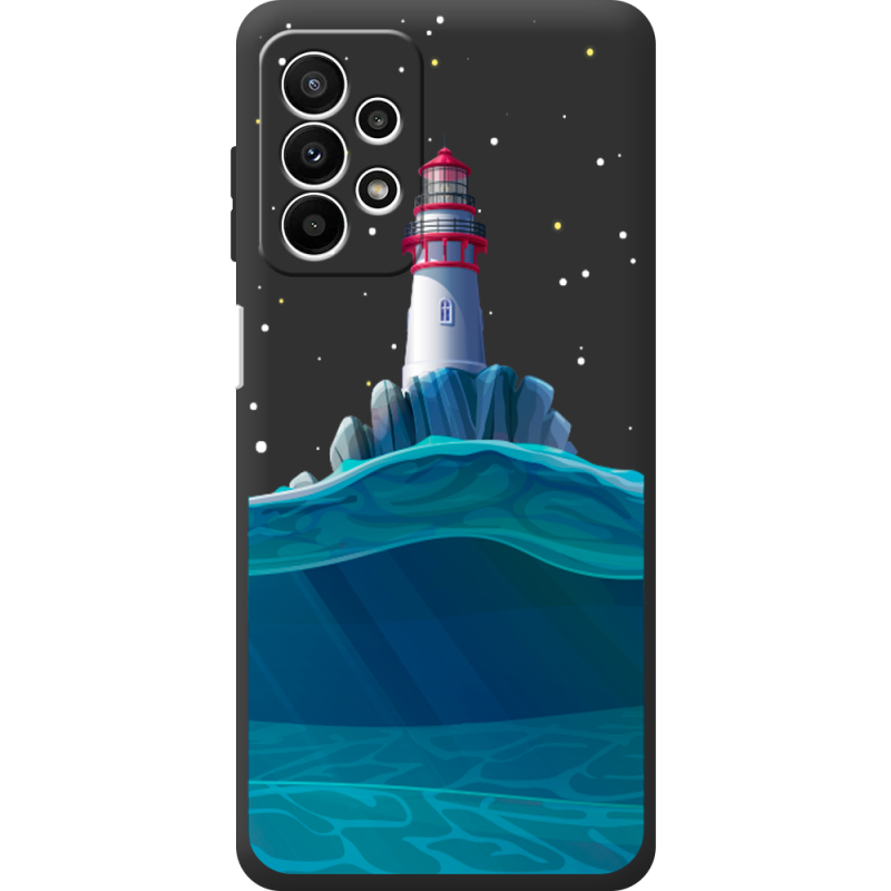 Черный чехол BoxFace Samsung Galaxy A23 (A235) Lighthouse