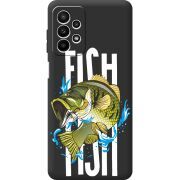 Черный чехол BoxFace Samsung Galaxy A23 (A235) Fish