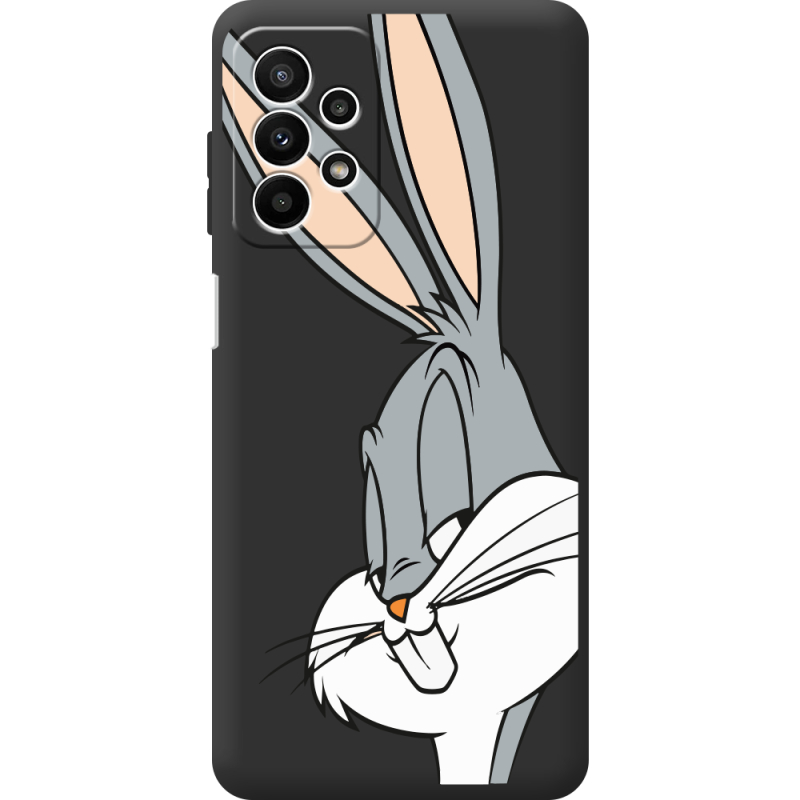 Черный чехол BoxFace Samsung Galaxy A23 (A235) Lucky Rabbit