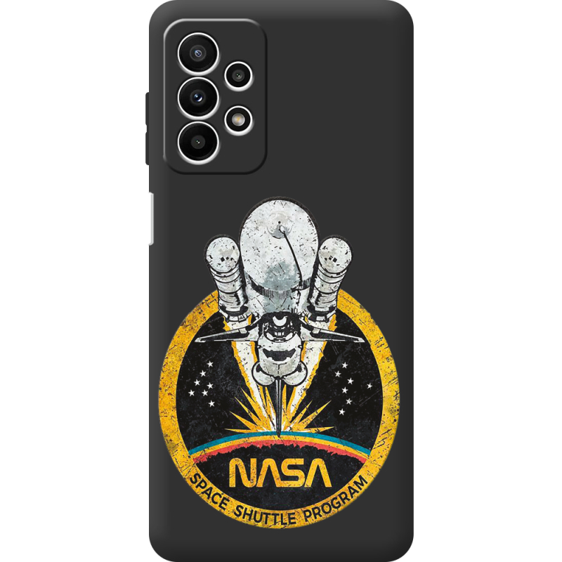 Черный чехол BoxFace Samsung Galaxy A23 (A235) NASA Spaceship