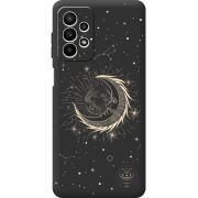 Черный чехол BoxFace Samsung Galaxy A23 (A235) Moon
