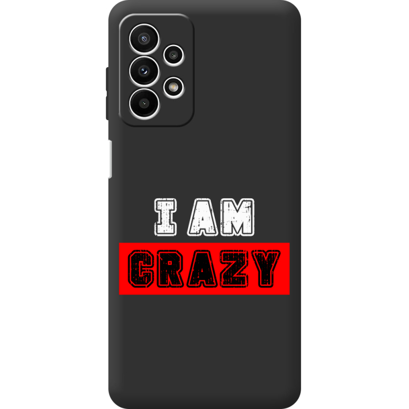 Черный чехол BoxFace Samsung Galaxy A23 (A235) I'm Crazy