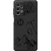 Черный чехол BoxFace Samsung Galaxy A23 (A235) Mountains