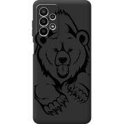 Черный чехол BoxFace Samsung Galaxy A23 (A235) Grizzly Bear