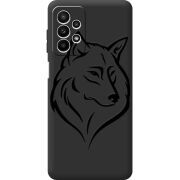 Черный чехол BoxFace Samsung Galaxy A23 (A235) Wolf