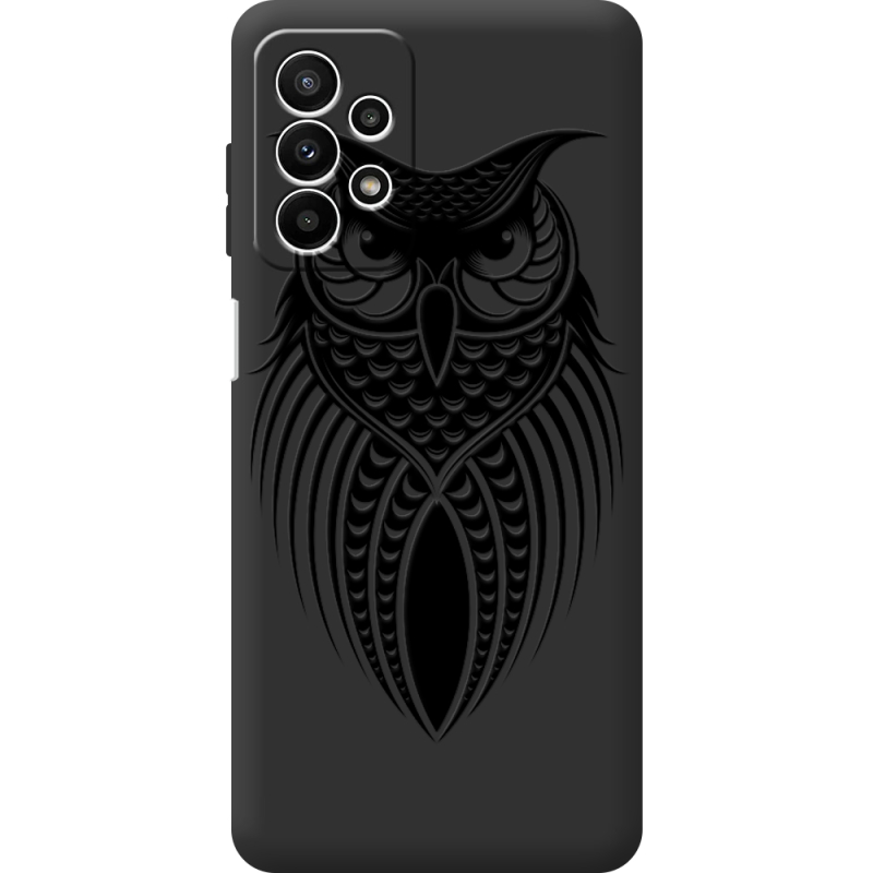 Черный чехол BoxFace Samsung Galaxy A23 (A235) Owl