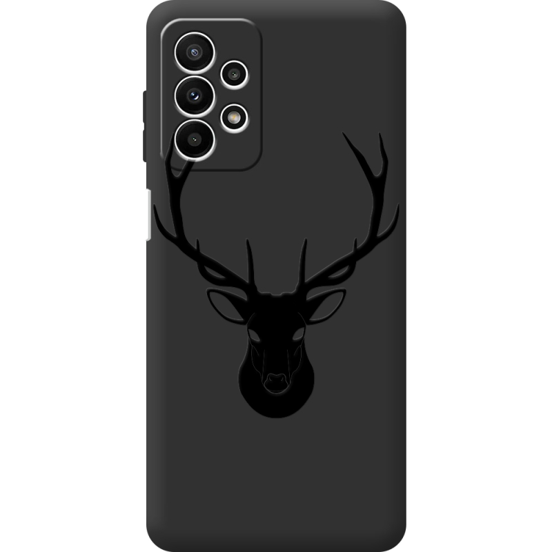 Черный чехол BoxFace Samsung Galaxy A23 (A235) Deer