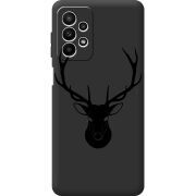Черный чехол BoxFace Samsung Galaxy A23 (A235) Deer