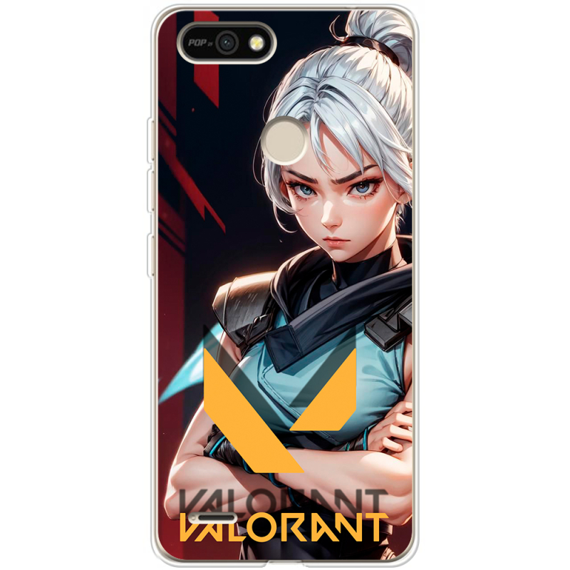 Чехол BoxFace Tecno POP 2F Valorant Джет