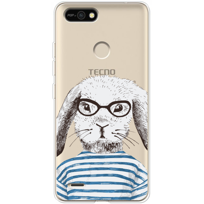 Прозрачный чехол BoxFace Tecno POP 2F MR. Rabbit