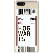 Прозрачный чехол BoxFace Tecno POP 2F Ticket Hogwarts