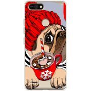 Прозрачный чехол BoxFace Tecno POP 2F Winter Puggy