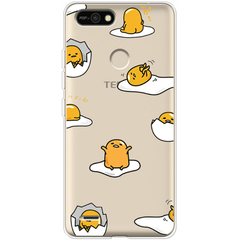 Прозрачный чехол BoxFace Tecno POP 2F Gudetama